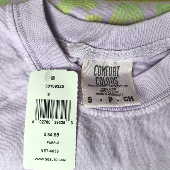 Comfort Colors Niagara Pastel Purple T-shirt Size Small - Picture 5 of 8